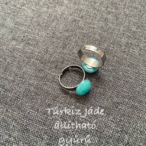 Türkiz Jáde gyűrű